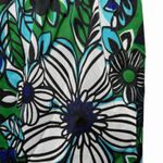 Y2K I.N. Studio Petite Womens PS Floral Empire Waist Top Dark Coquette Soft Goth Green Size undefined Photo 4