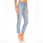 AGOLDE Riley High Rise Straight Crop Jeans in Blitz Blue Size 26 Photo 3