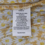 Derek Heart  Yellow Floral Mini Dress with Cutout Size Large Floral Boho Dress Photo 7