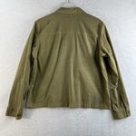 J.Jill  S Small Painter Chore Jacket Light Olive Oil Green Essential Fatigue Photo 11