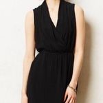 Anthropologie Maeve Libyan Shawl Dress Black Photo 0