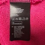 H&M Divided by Fuchsia Pink Crochet Hem Sweater Size Medium Photo 4