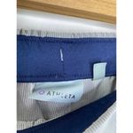 Athleta  Beach Side Grey Blue Pinstripe Drawstring Shorts Women's Size X-Small XS Photo 5