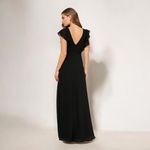 NWT Lulus | Ravishing Charm Black Ruffled Wrap High Photo 1