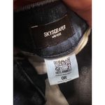 EXPRESS ‎ Skyscraper Mid Rise Split Hem SZ 0R Dark Wash Denim Jeans Stretch Flair Photo 7