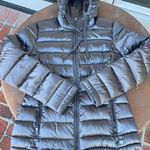 Andrew Marc  silver hooded down puffer jacket sz s  Photo 3