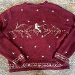 Christopher & Banks  Festive Bird Sweater Photo 3