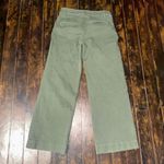 Loft  the Palmer wide leg green 2P minimalist classic slacks Photo 2