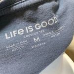 Life is Good Navy Blue Heart Tshirt Photo 3