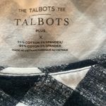 Talbots  Black and White Top Size X Photo 2