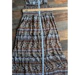 Notations Petite PM Tribal Ikat Print Sleeveless Maxi Dress Photo 3