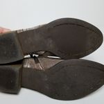 Seychelles  LEATHER SUEDE BROWN SILVER METALLIC DISTRESSED RELAXED ANKLE BOOTIES Photo 15