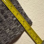 Forever 21 Gray Ribbed Short Sleeve Knit Bodysuit Size Small Snap Closure Casual Photo 9