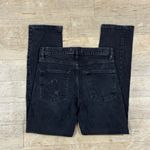 We The Free  by Free People Womens 24 Mid Rise Straight Leg Ripped Jeans Black Photo 2