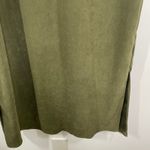 Amanda Smith Womens Y2K Green Faux Suede Sleeveless Maxi Dress Size 14 Earthy Photo 2