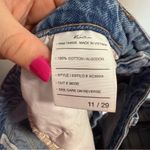 KanCan Jovana Ultra Hi‎ Rise Shorts Medium Wash Distressed Button Fly Jean Denim Blue Size 29 Photo 4