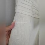 BHLDN Rebecca Vallance Bridal Genevieve Bow Trimmed Crepe Midi Dress White Photo 5