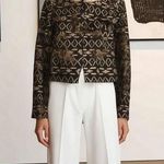 Boston Proper   geometric beaded blazer jacket size 10 Photo 0