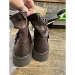 Sam Edelman  Kinsley Slouch Motorcycle Boot Size 6 Warm Cocoa Brown Leather‎ Photo 4