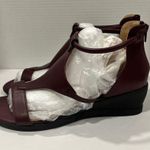 Journee Collection Womens Trayle Wedge Sandals. Size 11. Color: Wine Photo 5
