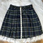 Pleated plaid skirt, brand new Blue Size XS Photo 2
