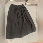 ZARA Black pleated midi formal skirt X- Small Photo 1