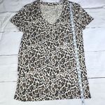 Gap  Womens Favorite T Animal Print V Front Short Sleeve Sz S Photo 10