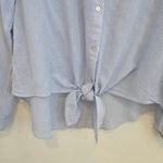 by the way. Carrie Button Up Blouse Light Blue size small Photo 8