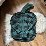 American Eagle  Cozy Cabin Oversized Hoodie Flannel Photo 1