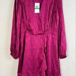 Michael Kors Michael  Petite Jacquard Snakeskin Print Ruffled Mini Dress Size L Photo 1