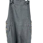 Aerie NWT Wide Leg Smoked Gray Overalls Women’s Size Medium Photo 3