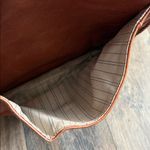 Frye  Cognac Leather Crossbody Saddle Bag Braided Boho Chic Western Inspired Photo 10