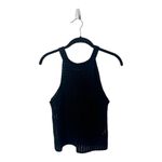 Mango MNG  Black Crochet Tank Top | Size S | 100% Cotton Photo 2