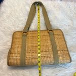 Vintage Woven Purse Shoulder Bag Zipper Closure Made in Taiwan Boho Minimalist Photo 5