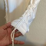 prAna Side Tie White Athleisure Gym Pullover Shirt Size XS EUC #6097 Photo 2