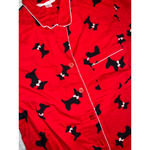 Victoria's Secret Women's  M Red Black Scottie Dog Pajama Set Holiday Photo 5