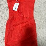 Red/orange hoco dress Photo 2