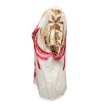 Chico's Chico’s Linen Beige Pink Floral Lily Print Short Sleeve V-Neck Top Size 0 Small Photo 7