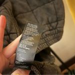 Free People Dolman Quilted Knit Jacket Black Slouchy Oversized Full Zip Size L Photo 5