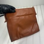 Elizabeth and James  Elegant Brown Leather Shoulder Bag Photo 4