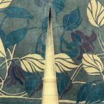 Requirements  Vintage Moleskin Feel Size 6 Floral Green Skirt Back Zipper Closure Photo 5