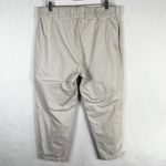 Soft Surroundings  Plus Size 2X‎ Pants Crop Ankle Elastic Light Khaki Cotton 328 Photo 1