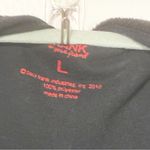 Paul Frank  Size Large Footed 1 Piece Union Suit Zip Monkey Pajama Black Red Photo 2