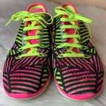 Nike Free Tr Fit 5 Pink Pow/Volt Black Athletic Shoes Size 7 Photo 6
