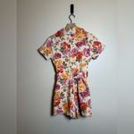 Show Me Your Mumu Show Me Your Mumu Outlaw Romper in Ivory Hillside Floral Denim Photo 5