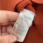 Ronny‎ Kobo Dress Womens Medium Orange Cut Out Knit Twisted Sweater Mock Neck Photo 5