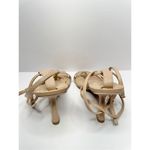 Open Edit  Sandals Size 9.5 Tan Robyn in Natural Square Toe Heels Photo 4