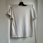 RE/DONE  “You’re cute, but not waste my time cute” White Graphic Cotton T-Shirt Photo 3