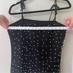 Forever 21  Black Sleeveless Dress with Faux Pearls NWT Photo 3
