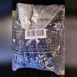 PINK - Victoria's Secret NIP Victoria's Secret PINK Black White Red Green Holiday Reversible Robe XS/S Photo 3